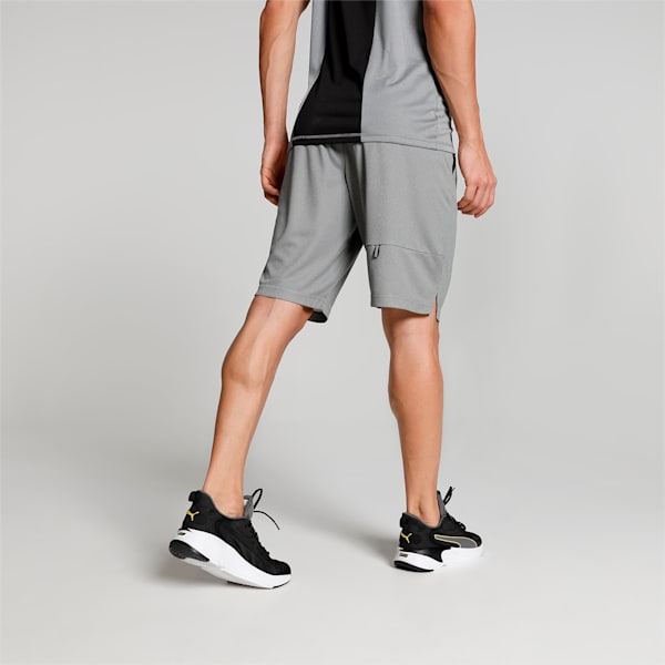 RTG Interlock 10" Men's Shorts, Medium Gray Heather-Black